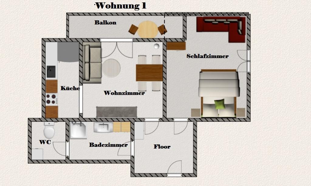 Haus Maria Larcher Bach  Rum bild